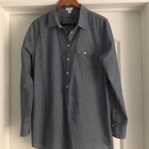 J crew soft chambray shirt